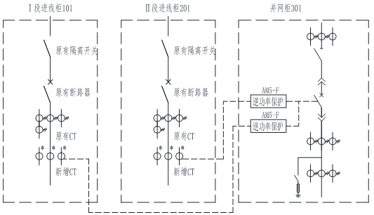 AM5-F线路保护装置逆功率保护在上海市公用事业学校燃气发电工程中的设计与应用